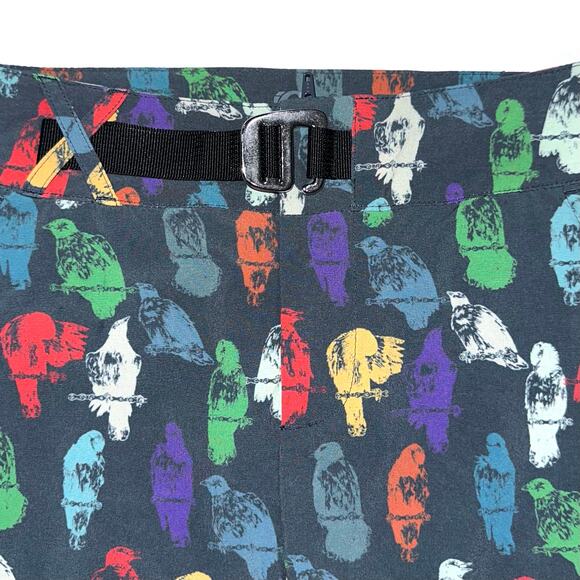 NWT Pearl Izumi Women’s Summit Shell Mountain Bike Shorts in Purdy Birds Size 8 - Picture 8 of 16